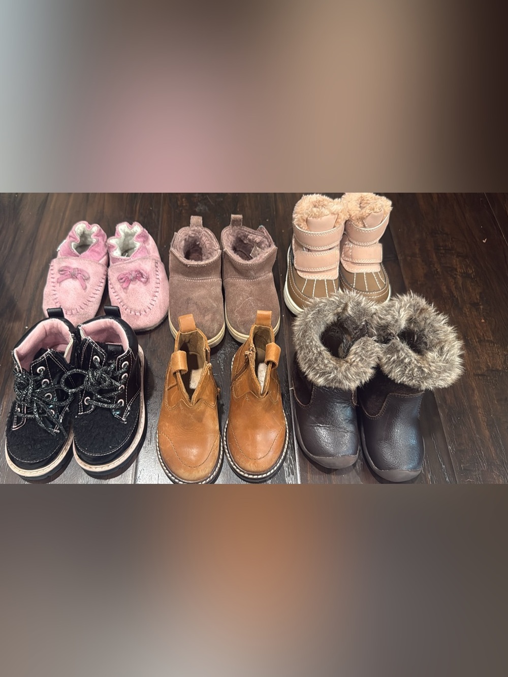 Baby girls size 5 boot bundle
